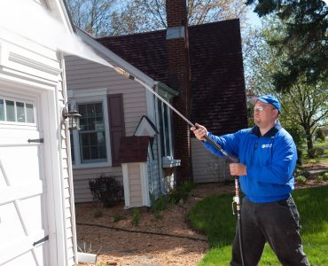 Power washing background