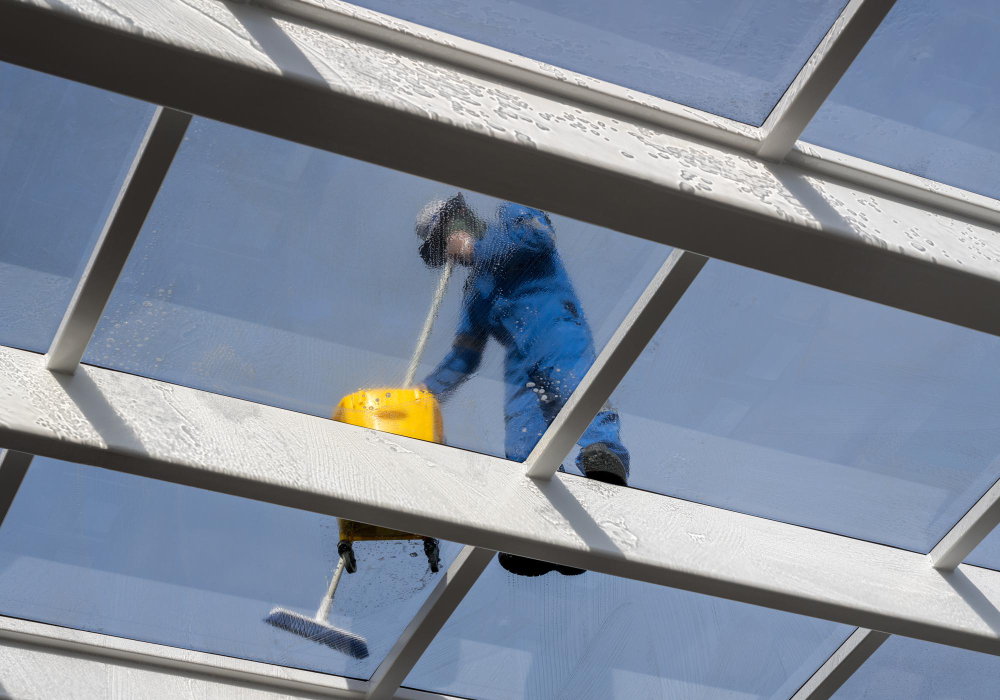 dust-and-residue-on-residential-skylight-glass